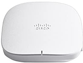 CISCO DESIGNED Cisco Business 150AX Wi-Fi 6 2x2 Access Point 1 GbE Port - Montaggio a soffitto, iniettore PoE incluso, 3 anni di protezione hardware (CBW150AX-B-NA)