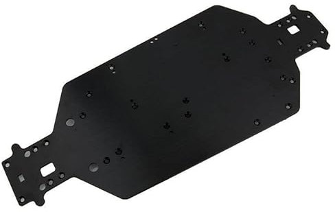 [Fernbedienung Spielzeugteile] Kompatibel mit HSP 04001 Metall-Aluminium-Chassis-Upgrade-Teilen for 1/10 RC Buggy XSTR Monster Truck Brontosaurus 94111 Redcat Volcano EPX - sievironmentell freundliche