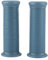 Motorrad-Handgriffe, 2 Stück, 25 mm, universal, Motorrad, Vintage, TPU-Lenkergriff (grau-blau), Grau/Blau, One Size