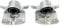 2 x Front Brake Caliper Compatible with NISSAN QASHQAI MK1 2007-2013 BBC/NS/011A