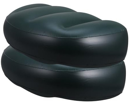 Toddmomy Bootssitzpolster-Set Aufblasbarer Angelsitz PVC-Kissen Bequemes Gel Stabilisierendes Zentrum Leicht Zu Verstauen Grün