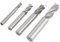 Fresa per Fresatrice, 4 Pezzi Fresa, 4 Scanalature Fresa per Sgrossatura HSS Fresa per Fresa CNC M6 / M8 / M10 / M12 per Fresatrice