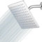 ALL METAL Regen-Duschkopf, Voolan Verdickte High Flow 20cm Regenfall-Dusche für Wasserdruck, Entspanntes Duscherlebnis auch bei Niedrigem Wasserdruck (Chrom)