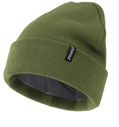 Zylioo S/M/L/XL/XXL Fleece Wintermütze Strickmütze Großen Kopf Beanie Mütze