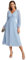 Ever-Pretty Women Dresses Cocktail Long Sleeve for Autumn A-line Party Dresses for Women Ice Blue 22UK