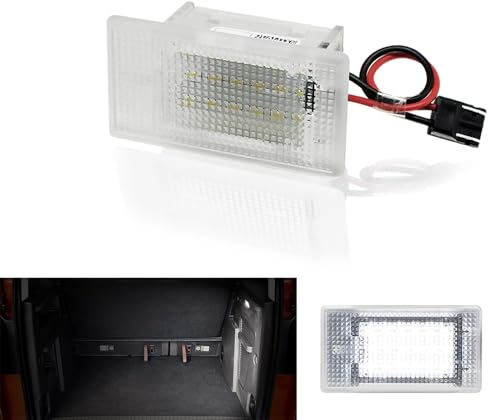 MTS Individual LED Kofferraumbeleuchtung Handschuhfachbeleuchtung Einstiegsbeleuchtung Interieur Innenraum Tür Leuchte Lampe Ambiente 6000K Kaltweiss (Passend für Ford Courier Mondeo Fiesta)
