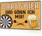 Putuo Decor 1 Stück Vintage Metall Bar Blechschild, Zinn Zeichen Wand Kunst Dekor für Home Bar Pub Club Garage Mann Höhle Dekor 7,8 x 11,8 Zoll (Dart Bier)
