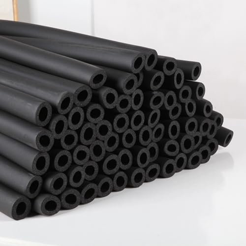 Yslopeno Pipe Insulation Flexible Lagging Foam Black Foam Grip Wrap Tube High Density For Outdoor Solar Air Conditioning Hot Water Pipe (Size : 32mmx15mmx1.8m)