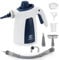 SUPERLEX Handdampfreiniger 10-in-1-Set, vielseitiger tragbarer Dampfgarer 1050 Watt, vielseitig einsetzbar zum Reinigen von Fenstern, Küche, Bad, Schlafzimmer, Teppich
