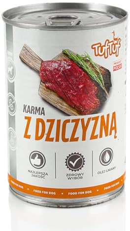 Adult Hundefutter mit Wild - Premium Nassfutter für Hunde mit Wildfleisch 6X 400g