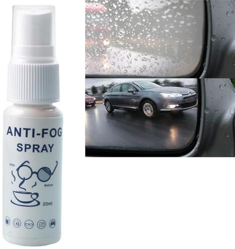 HIVETZ 20ml Anti Fog Spray for Glasses,Anti Fog Spray for Goggles,Anti Mist Fog Spray,Goggle Anti Fog Spray,Portable Anti Mist Spray,Car Demister Spray,Glasses Defogger Spray,Effective,Anti Fog Car