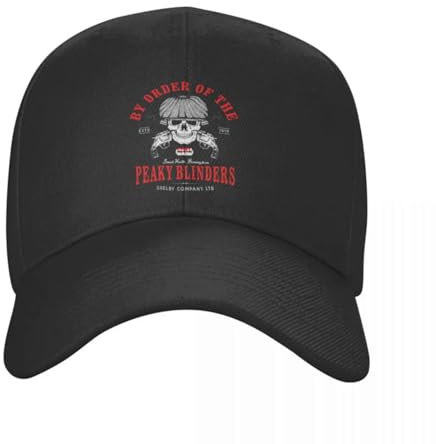 OOOCPUUK Klassische Blinders Peaky Baseballkappe für Männer Frauen Atmungsaktive Shelby Brothers Papa Hut Sport Snapback Hüte