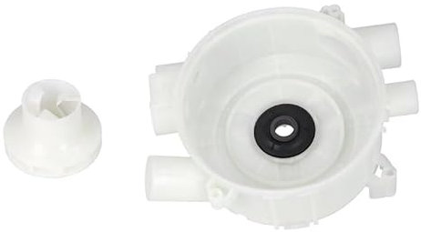 LUTH Premium Profi Parts Testa della pompa di circolazione compatibile con Miele 6195751 in lavastoviglie