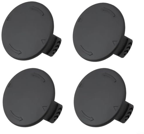 RichVibe Lot de 4 cache-bobines Parkside pour coupe-bordures sans fil PRTA 20Li C3 IAN351753 - Compatible avec plusieurs modèles