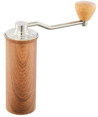 Manuelle Kaffeemühle, 45 mm, Aluminium, Schwarz/Braun/Silber/Gold, 15 g, tragbare Mini-Kaffeemühle (Farbe: C) (A)