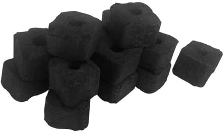 Charbon de Bambou sans Fumée Noir pour Barbecue Portable | Usage Grill et Hot Pot, Format Mini Facile à Transporter, Charbon de Bambou Polyvalent sans Odeur