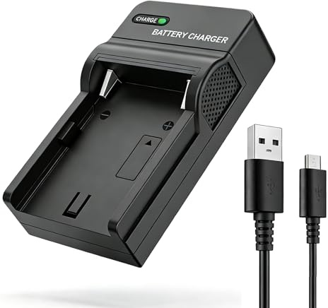 NP-45 USB Battery Charger, Replacement Charger Compatible with Fujifilm NP-45 NP-45A NP-45S EN-EL10 BC-45 Charger Fit for FinePix JZ JX JV T Series Digital Camera, Portable Outdoor Travel Charger