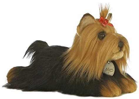 Aurora World Miyoni 11 Yorkshire Terrier Stuffed Dog with Brush by Aurora World