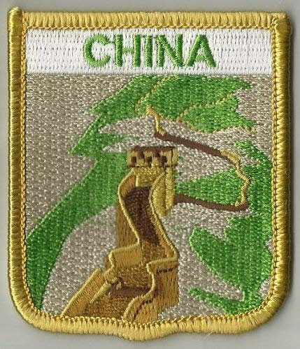 Great Wall of China Flag World Embroidered Patch Badge