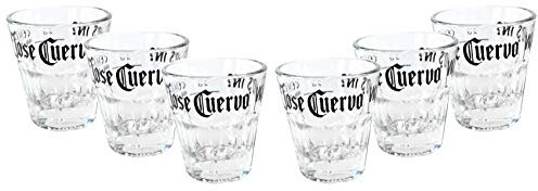 6 Jose Cuervo Tequila Shotgläser 2 cl Gläser