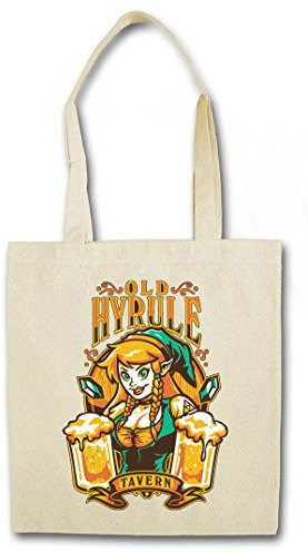 Urban Backwoods Old Hyrule Tavern II Hipster Bag Beutel Stofftasche Einkaufstasche