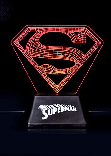 Offizielle DC Comics Superman Rand Acryl Nachtlampe - Boxed