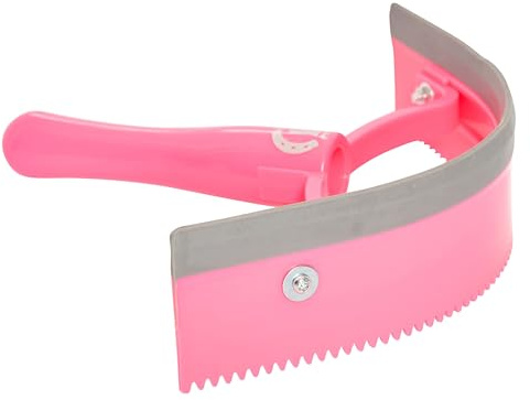 Imperial Riding Schweißmesser IRH, effektives Schweißmesser zum Entfernen von Wasser und Schweiß, ergonomischer Abzieher für Pferdepflege mit stylischem Stall-Look, Neon Pink