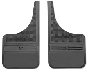Husky Liners - 55000 Rubber Front Mud Flaps - 12IN w/o Weight Cocoa