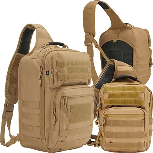 Brandit Cooper Sling Pack Medium Unisex Sportsack, Camel, M