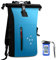 SCHITEC Wasserdichter Dry Bags Rucksack, 25L Heavy Duty Roll-Top-Verschluss Reiserucksack mit IPX8 Waterproof Handy-Hülle für Bootfahren, Strand, Kajak, Skifahren, Angeln, Camping, Schwimmen (Blau)