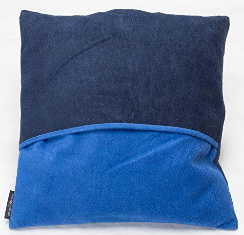 David Fussenegger Kissenhülle Velvet Uni/Wende 50 x 50 cm Navy