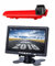 Misayaee Auto Dritte Dach Top Mount Bremsleuchte Kamera Bremslicht Rückfahrkamera für VW T5 T6 Transporter/Caravelle/Multivan 2010-2018 + 7.0 Zoll DVD Monitor TFT Bildschirm LKW KFZ LCD Display