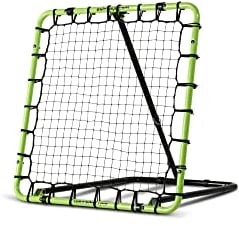 EXIT Toys Tempo Multisport Rebounder - 120x120cm - Trainiere Deine Balltechnik - Für Fußball, Volleyball, Handball, Wasserball und Hockey - Verstellbar in 8 Positionen - Einfach Versetzbar - Schwarz