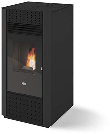 EVA CALOR - STUFA A PELLET EVA CALOR IRMA PLUS NERO GOFFRATO 9.5 KW - 31363