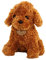 Uposao - Juguete de peluche realista, animales de compañía, juguete de peluche, perro suave, para mascotas, juguetes de peluche ligeros, divertidos juguetes para niños y niñas