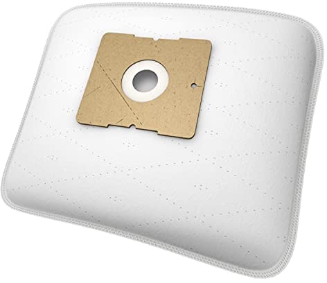 McFilter - Lot de 10 sacs d'aspirateur pour les aspirateurs Amazon Basics avec sac de 3 l - Compatible avec les modèles 12M-71EU4 et VCB43B1-70EU4, sacs à poussière à 5 couches avec filtre.