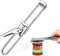 JINJUMEI Abrelatas Manual, Multifunción Abrelatas, Abrelatas de acero inoxidable ajustable, Multiusos Abrebotellas para Cocina Artritis Personas Mayores