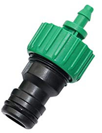 XINHUIPART Adaptateur de plomberie de jardin 2 ensembles kits d'eau de jardin de 4 7 mm à 8 11 mm connecteurs cannelés 1 2'' 3 4'' connecteurs à filetage mâle femelle raccord d'irrigation (couleur :
