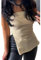 huwvqci Damen-Schlauch-Tops, trägerlos, Reißverschluss, rückenfrei, sexy, lässig, Bandeau, ärmellos, Shirts, Damen-Schlauch-Top, trägerlos