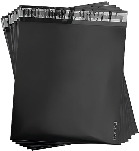 MXtore 20 Black Postage Bags 14x19 Parcel Mailing Shipping Bags Vinted