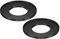 PATIKIL 43mm-77mm Metal Step Up Ring, 2 Pack Camera Lens Filter Adapter Ring Aluminum Filter Adapter Ring for Camera Lenses Hood, Black