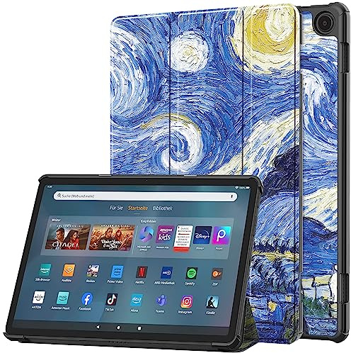 Lobwerk Schutzhülle für Amazon Fire Max 11 2023 11 Zoll 13. Generation Slim Case Etui mit Standfunktion und Auto Sleep/Wake Funktion