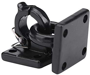 Dioche Rc Auto Anhänger 1/14 Traktor Zubehör Metall Schwarz Simulation Anhänger Anhängerkupplung Schäkel Halterung Set Für Axial Scx10 Cc01 D90 D110 Tf2 Rc Auto