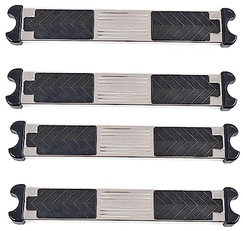 [Premium-Material] Die Stufen der Poolleiter bestehen aus hochwertigem Edelstahl, sind langlebig und haben eine lange Lebensdauer. Geeignet for Schwimmbad, Spa, Thermalleiter-Pedal. ( Size : 4*Step )