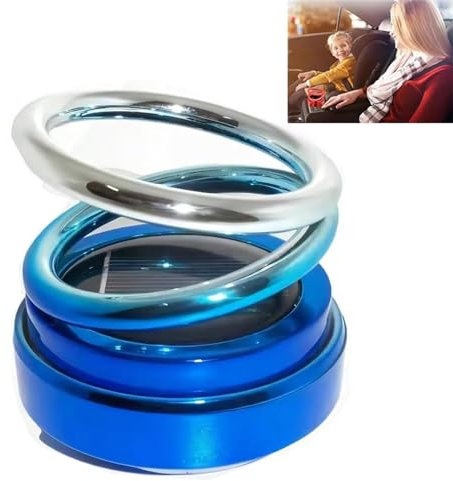 Mini calefacción cinética portátil, mini calefacción cinética portátil, calefacción mini cinética, calefacción solar con doble anillo giratorio automático para automóvil y oficina en casa