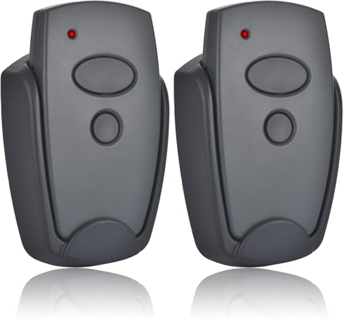 Amtake Lot de 2 télécommandes pour porte de garage 868 MHz Marantec Digital 302, 384, 304, 313, 321, 323, 131, 868,3 MHz