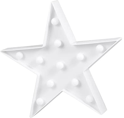 Angoily Lustige -weihnachts-desktop-lampe Ohne Batterie Stern-nachtlampe Für Zuhause Schlafzimmer Laden Zufällige Farbe