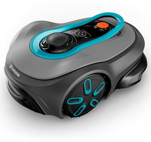 Gardena Smart SILENO Free Set 1200 m² Robotic Lawnmower, Wireless, for lawns up to 1200 m², LONA Intelligence, Without Boundary Wire, Quiet Operation, Intelligent Mower with app Control (19923-28)