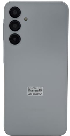 Samsung Galaxy A16 4G Dual SIM (128GB, 2025) 6,7 Zoll 90Hz AMOLED, spritzwassergeschützt, 8Core, 50MP Kamera (werkseitig freigeschaltetes internationales Modell für GSM, Global) A165M/DS (25W