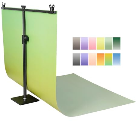 Yoocheese Photo Backdrop for Product Photography: 6pcs 12-color Paper Background Kit for Food & Small Item Photoshoot - for Product Photographers & Content Creators (22x34in)